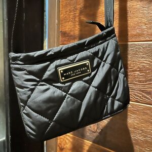 Marc Jacobs Black Crossbody Bag with Quilted Design